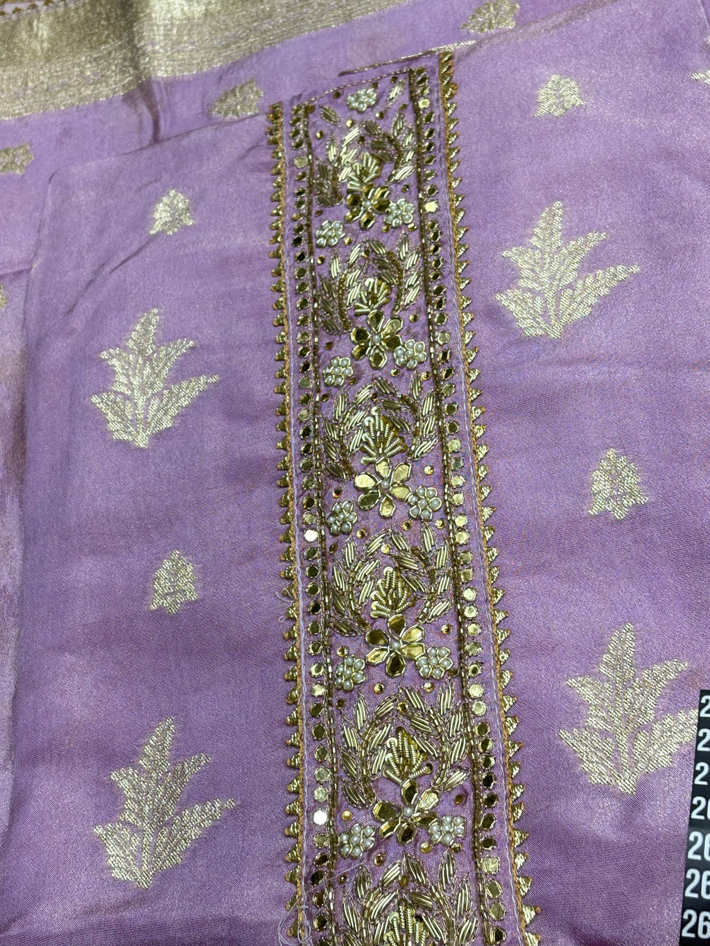 Floral Embroidered Unstitched Suit Set